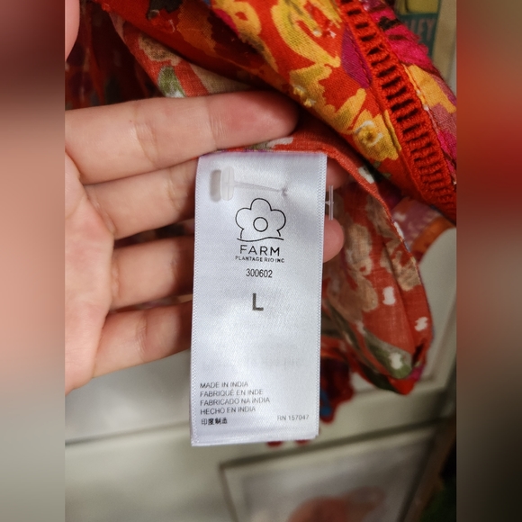 NWT FARM RioRed Spring Bananas Blouse - Picture 9 of 11